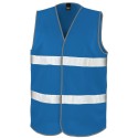 Gilet de sécurité ample pour adulte fluo avec fermeture velcro