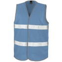 Gilet de sécurité ample pour adulte fluo avec fermeture velcro