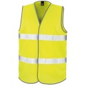Gilet de sécurité ample pour adulte fluo avec fermeture velcro
