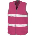 Gilet de sécurité ample pour adulte fluo avec fermeture velcro