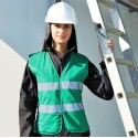 Gilet de sécurité femme haute-visibilité à scratch, taille ajustée