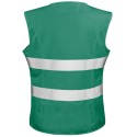 Gilet de sécurité femme haute-visibilité à scratch, taille ajustée