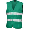 Gilet de sécurité femme haute-visibilité à scratch, taille ajustée