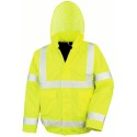 Blouson de sécurité haute visibilité coupe-vent et imperméable