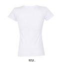 T-shirt femme pré-traité ajusté en coton BIO No Label, 155 g/m²