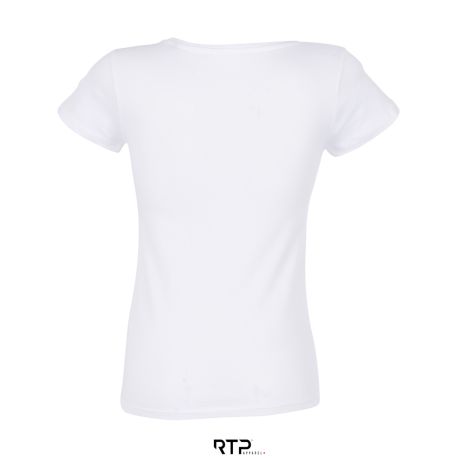 T-shirt femme pré-traité en coton BIO No Label, 185 g/m²