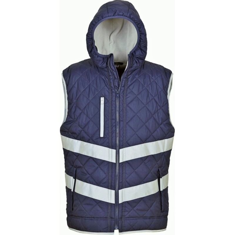 Bodywarmer de sécurité rembourré haute visibilité Kensington, 340 g/m²