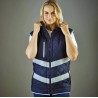 Bodywarmer de sécurité rembourré haute visibilité Kensington, 340 g/m²