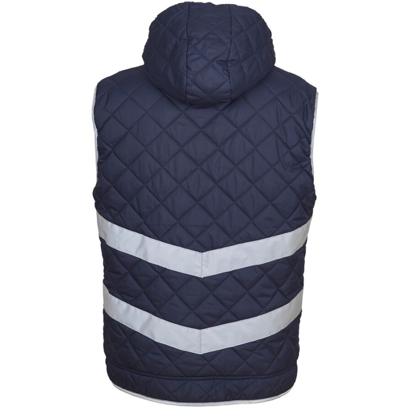 Bodywarmer de sécurité rembourré haute visibilité Kensington, 340 g/m²