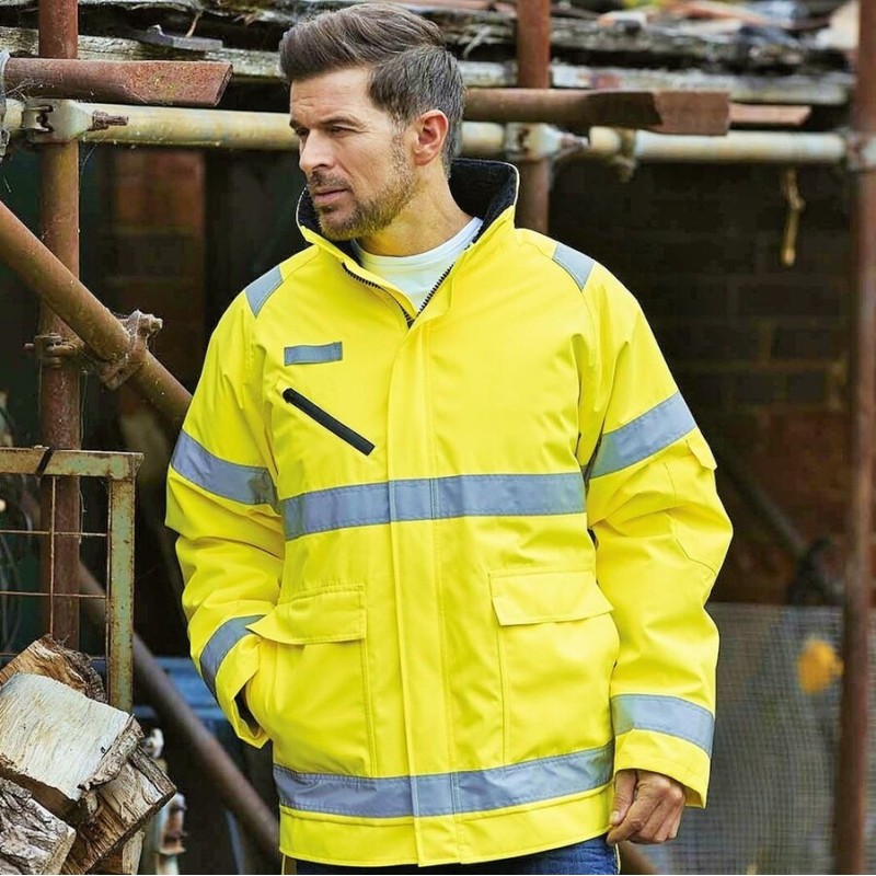 Veste haute visibilité homme best sale