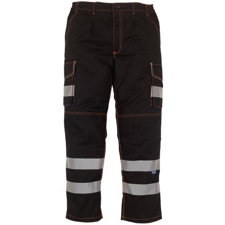 Pantalon cargo de sécurité haute visibilité multi-poches, 340 g/m²