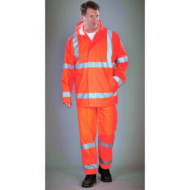 Pantalon de pluie de sécurité respirant Hi-Vis Soft Flex