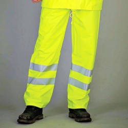 Pantalon de pluie de sécurité respirant Hi-Vis Soft Flex