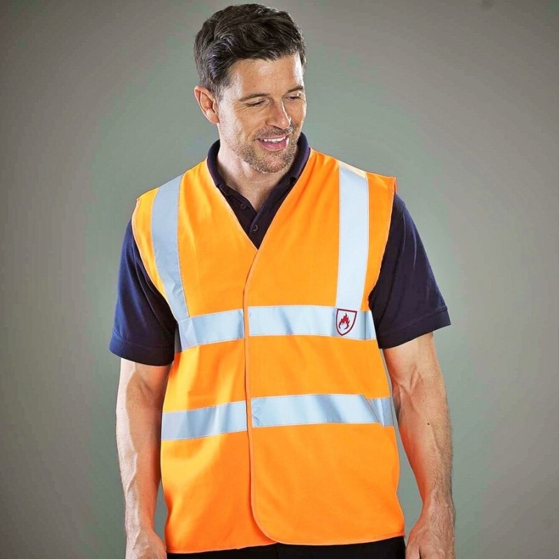 Gilet de sécurité haute visibilité ignifugé LSF (chaleur & flamme)