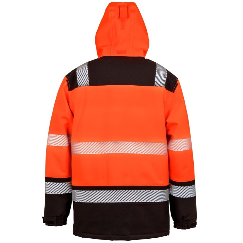 Veste softshell imperméable et imprimable haute visibilité, 200 g/m²