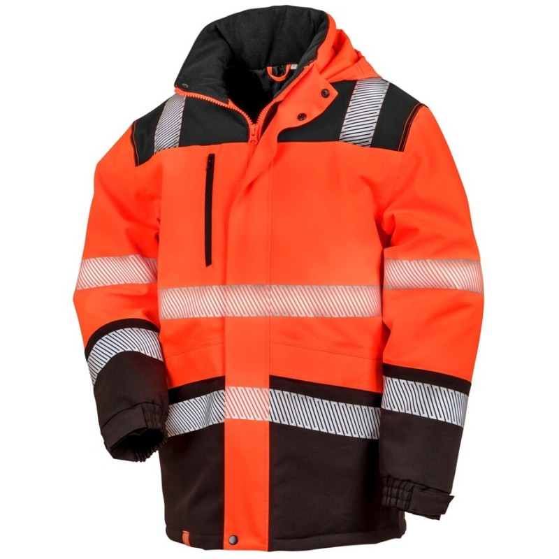 Veste softshell imperméable et imprimable haute visibilité, 200 g/m²