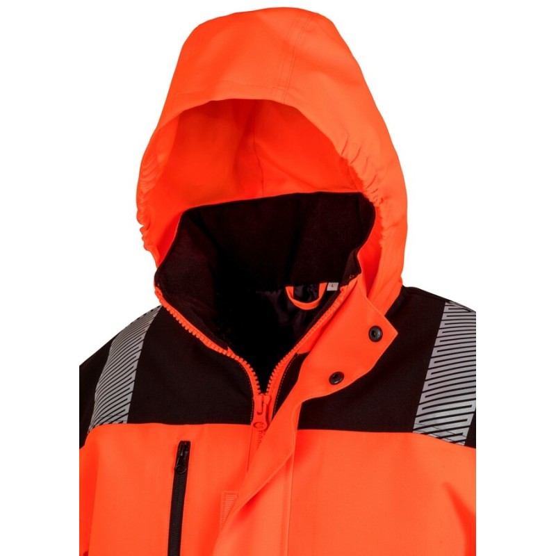 Veste softshell imperméable et imprimable haute visibilité, 200 g/m²