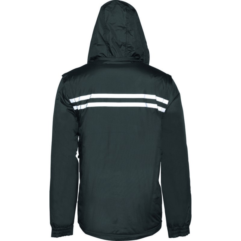 Veste parka de travail avec manches amovibles et capuche