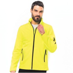 Veste softshell 3 couches respirant et imperméable pour homme