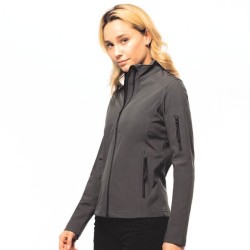 Veste softshell 3 couches respirant et imperméable pour femme