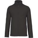 Veste micropolaire homme zippée sans capuche, 2 poches zippées