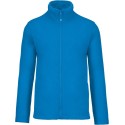 Veste micropolaire homme zippée sans capuche, 2 poches zippées