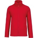 Veste micropolaire homme zippée sans capuche, 2 poches zippées