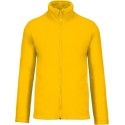 Veste micropolaire homme zippée sans capuche, 2 poches zippées