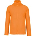Veste micropolaire homme zippée sans capuche, 2 poches zippées