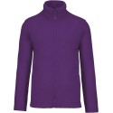 Veste micropolaire homme zippée sans capuche, 2 poches zippées
