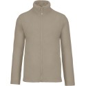 Veste micropolaire homme zippée sans capuche, 2 poches zippées