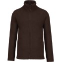 Veste micropolaire homme zippée sans capuche, 2 poches zippées