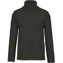 Veste micropolaire homme zippée sans capuche, 2 poches zippées