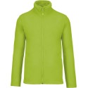 Veste micropolaire homme zippée sans capuche, 2 poches zippées