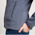 Veste micropolaire femme zippée sans capuche, 2 poches zippées