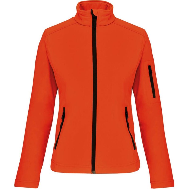 Veste softshell 3 couches respirant et imperméable pour femme