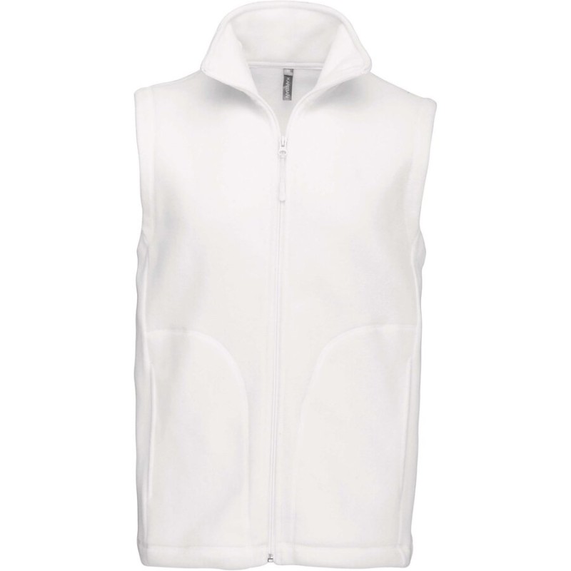 Gilet sans manches micropolaire homme zippée