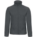 Veste micro-polaire homme zippée ton sur ton, 280 g/m²