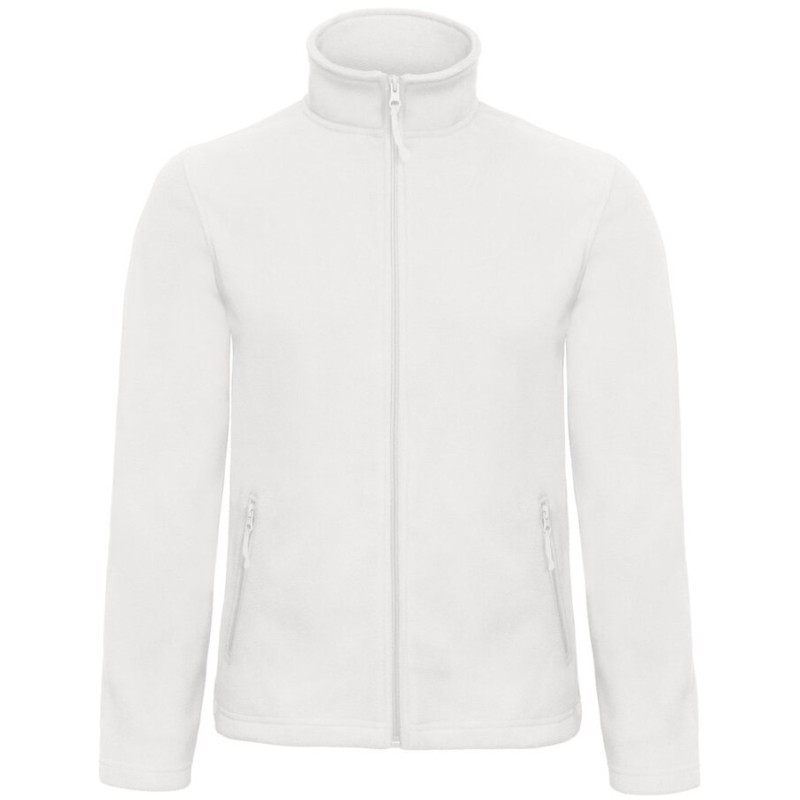 Veste micro-polaire homme zippée ton sur ton, 280 g/m²