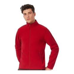 Veste micro-polaire homme zippée ton sur ton, 280 g/m²