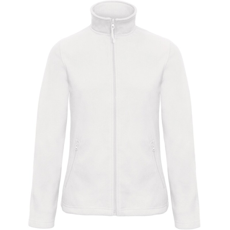 Veste micro-polaire femme zippée ton sur ton, 280 g/m²