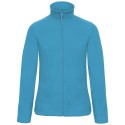 Veste micro-polaire femme zippée ton sur ton, 280 g/m²