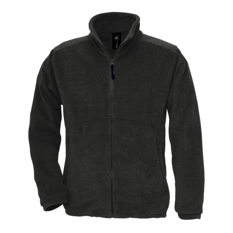 Veste polaire chaude zippée ton sur ton, 300 g/m²