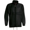 Veste coupe-vent homme imperméable, capuche dans le col