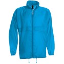 Veste coupe-vent homme imperméable, capuche dans le col