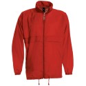 Veste coupe-vent homme imperméable, capuche dans le col