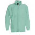 Veste coupe-vent homme imperméable, capuche dans le col