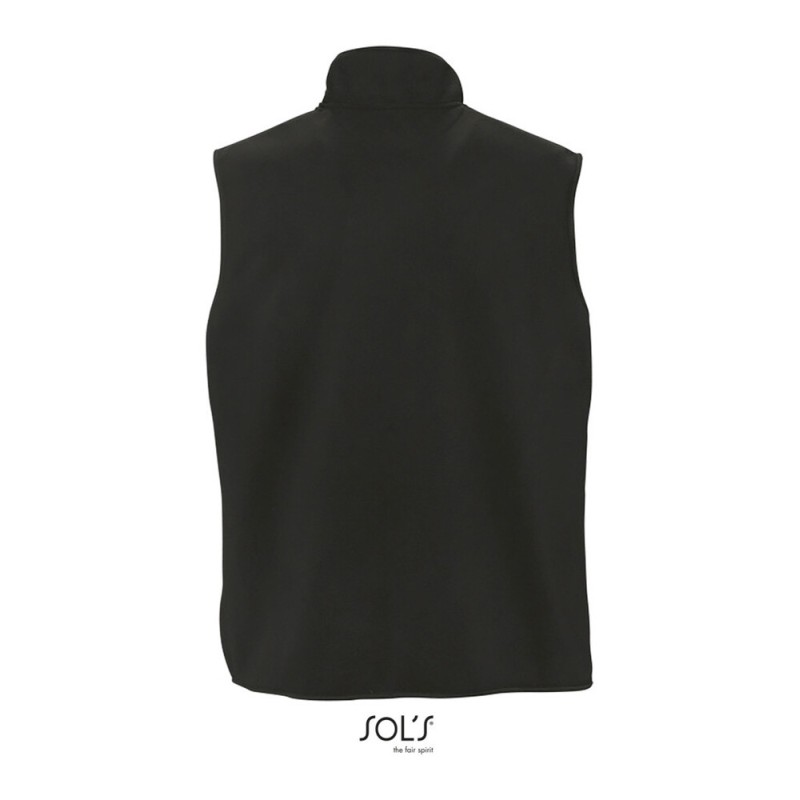 Gilet polaire haute densité sans manches, 3 poches zippées, 320 g/m²