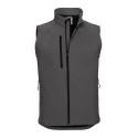 Gilet bodywarmer homme softshell respirant et imperméable, 340 g/m²