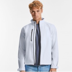 Veste homme softshell respirant et imperméable, 340 g/m²